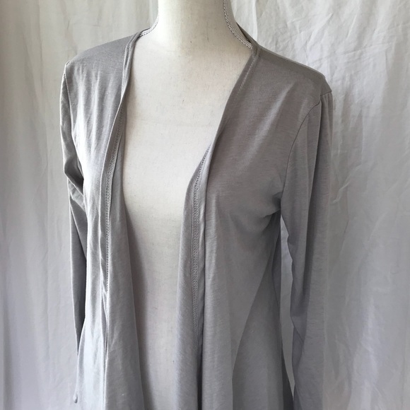 Open Front Long Cardigan - Picture 2 of 4